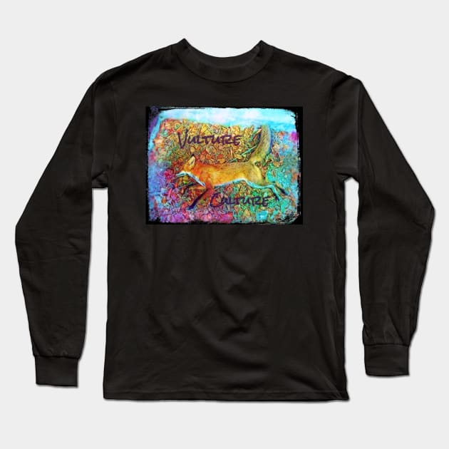 Rainbow Fox Vulture Culture Long Sleeve T-Shirt by TrapperWeasel